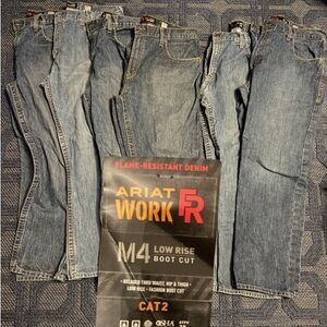 Ariat Men's Flame-Resistant Bootcut Jeans - Blue